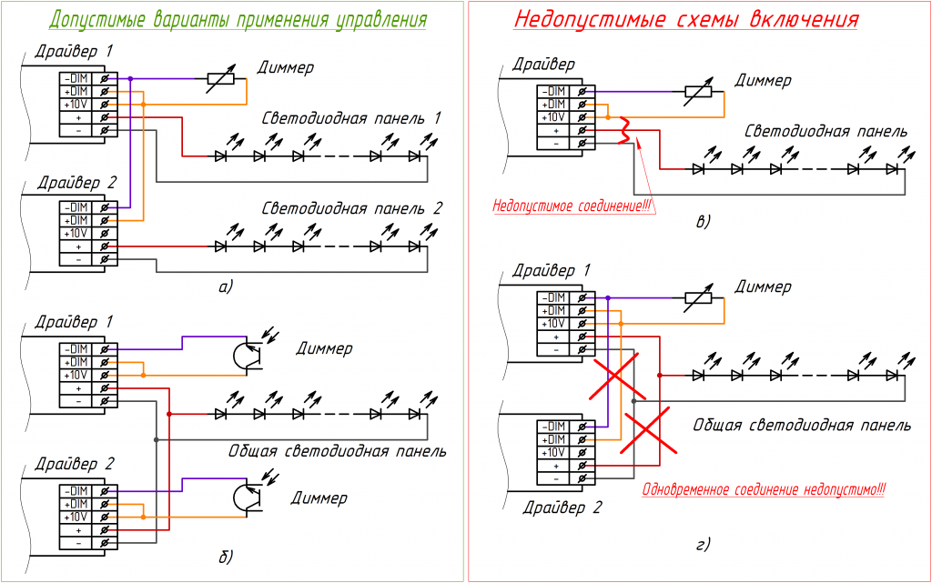 Примеры схем включения диммируемых драйверов.png Примеры схем включения диммируемых драйверов.png