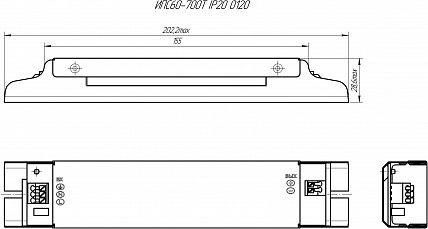 Источник питания Аргос ИПС60-700Т IP20 0120